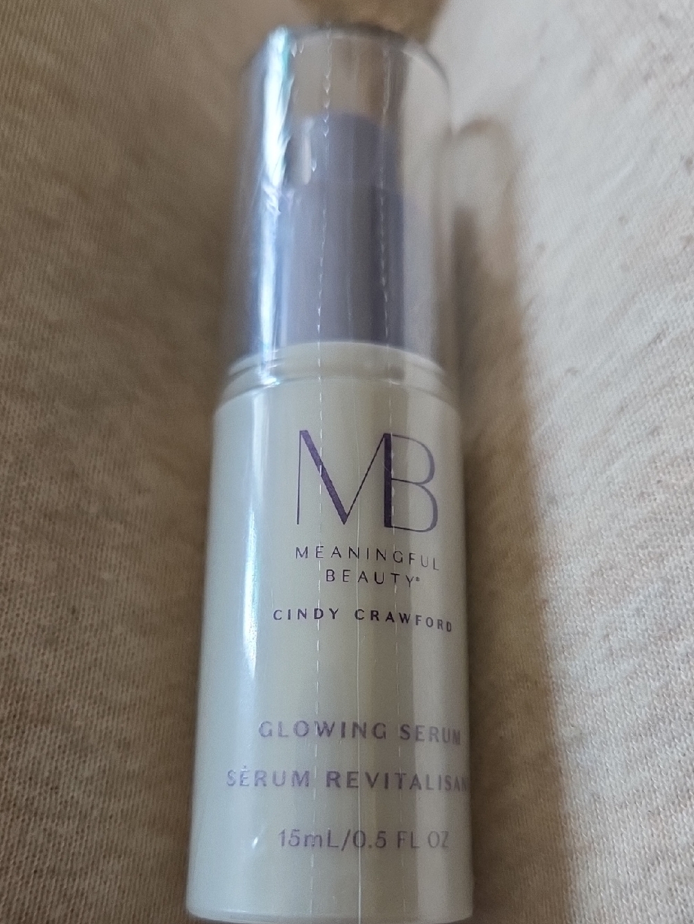 Meaningful Beauty Glowing Serum - Cream Bottle with Purple Cap